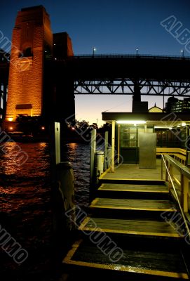 wooden wharf