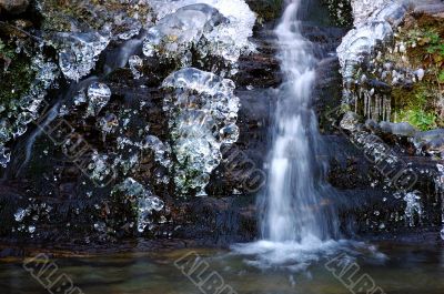 FROZEN WATERFALL