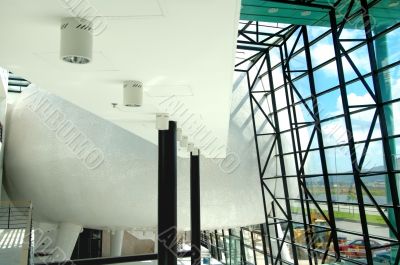 Abstract office construction