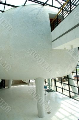 Abstract office construction