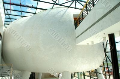 Abstract office construction