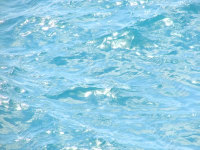 turquoise waves of the mediterranean sea