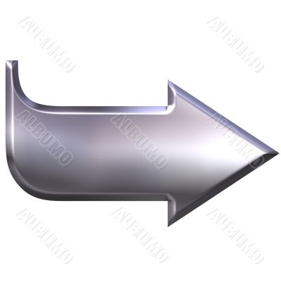 3D Silver Arrow