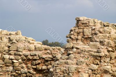 Old castle wall