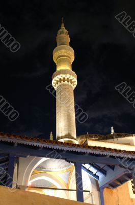 A minaret on Rodos Island