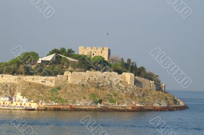 A castle in Kusadasi, Turkey