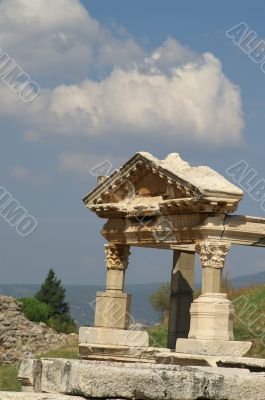 ancient ruins in Ephesus