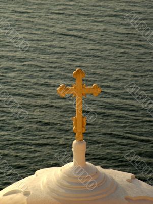 Orthodox church in Santorini