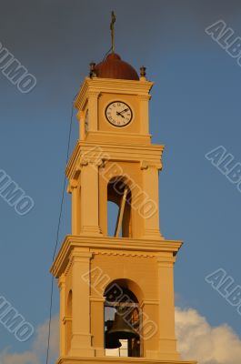 Clock tower in old Jaffa