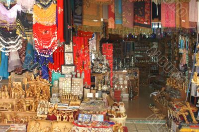 Christian symbols in the Jerusalem east market