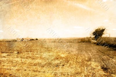 old-fashioned landscape