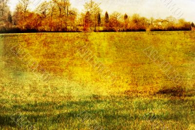 old-fashioned landscape