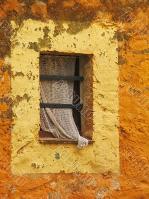 Old rustic window