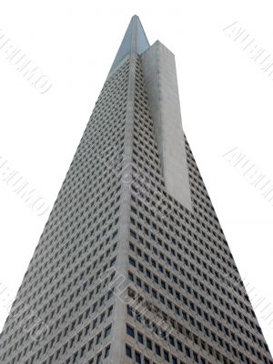 Isolated skyscraper