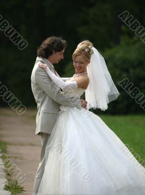 Newly-married couple