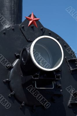 Steam locomotive headlight