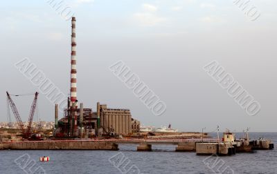 Old industrial site in Piraeus, Greece