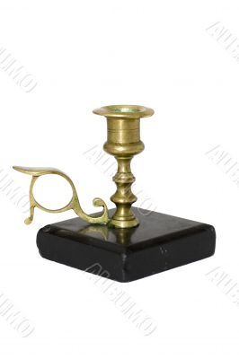 Bronze Candlestick isolated