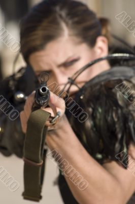 Anachronistic Gangster Takes Aim