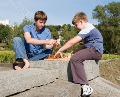 playing chess