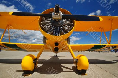 Aircraft at an airshow