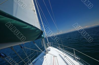 sailing away