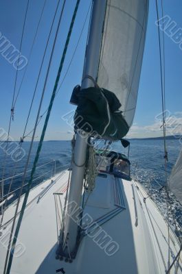 sailing away