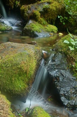 miniture waterfall