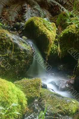 miniture waterfall