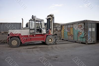 Industrial forklift