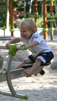 on the playground