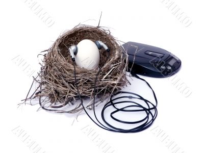 egg listening to music 2