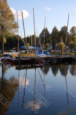 sailboats in the water