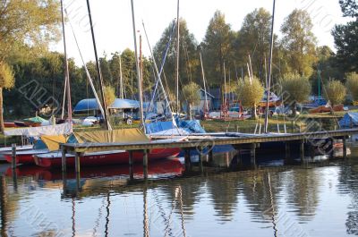 sailboats on the water
