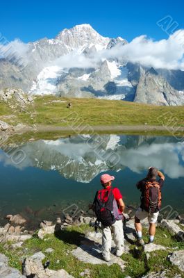 Mountain trekkers