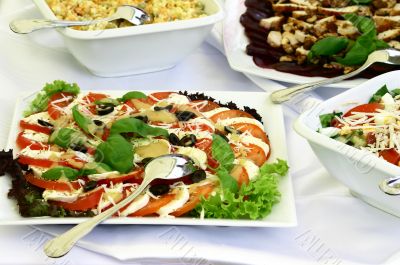 Salads and platters