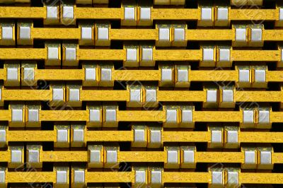 Abstract yellow pattern