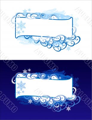 christmas banner / vector background