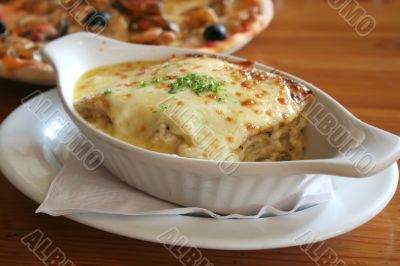 Baked lasagna