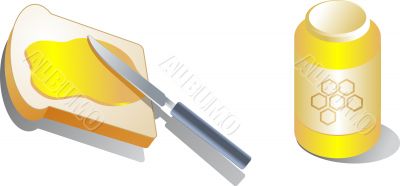 Bread with spread