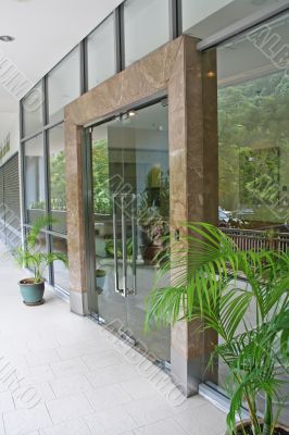 Business entrance