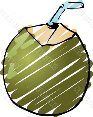 Young coconut