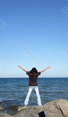 Girl With Outstretched Arms