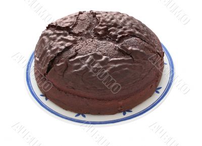 Chocolate cake (clipping path)