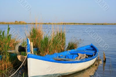 Old wooden boat