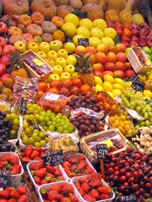 Fruits at the market