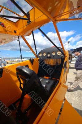 light aircraft cockpit