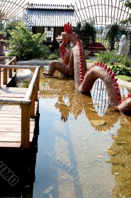 In the Chinese restaurant