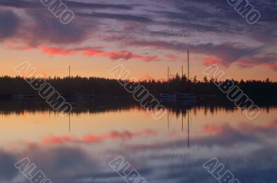 Sunset on the Bay