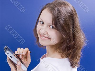 pretty girl with PPC